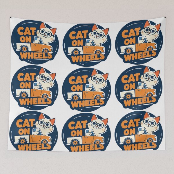 Item preview, Cat on Wheels designed and sold by TheSewRyn.