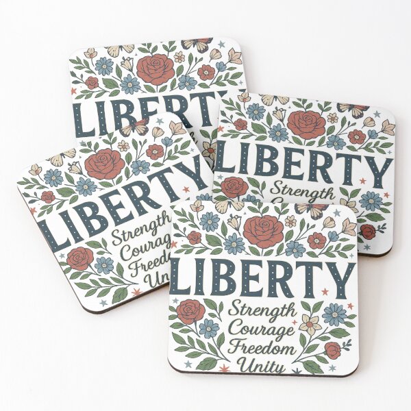 Item preview, Liberty Strength Courage Freedom Unity designed and sold by Bloxxxdesign.