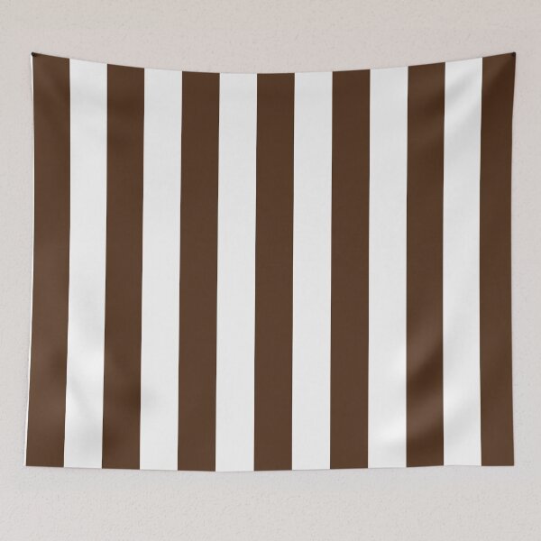 Item preview, Thick Dark Brown Stripes Vertical designed and sold by Goods4SaleNow.