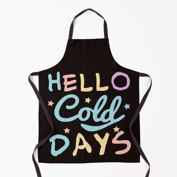 Item preview, Hello Cold Days Winter Saying designed and sold by Bloxxxdesign.