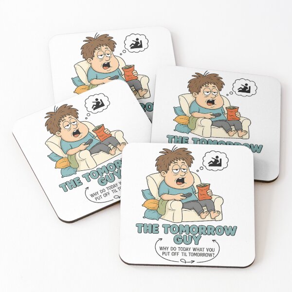 Item preview, Funny Lazy Procrastination T-Shirt – “The Tomorrow Guy” Meme Graphic Tee | Humor Gift for Gamers & Couch Potatoes designed and sold by Sushikidsntoddlers.