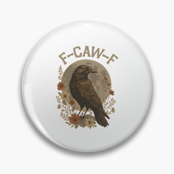 Item preview, Humor Funny F-Caw-F Crow Gothic designed and sold by RashadBensonSt.