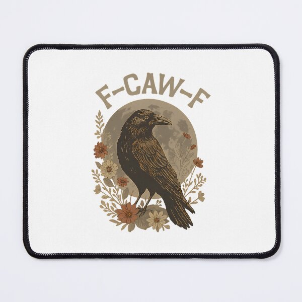 Item preview, Humor Funny F-Caw-F Crow Gothic designed and sold by RashadBensonSt.