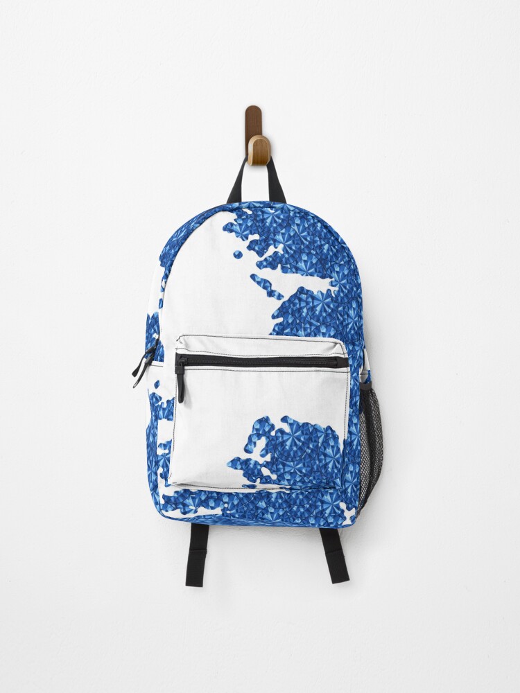 Thumbnail 1 of 3, Backpack, Blue Rhinestone Ireland designed and sold by TheIconSmith.
