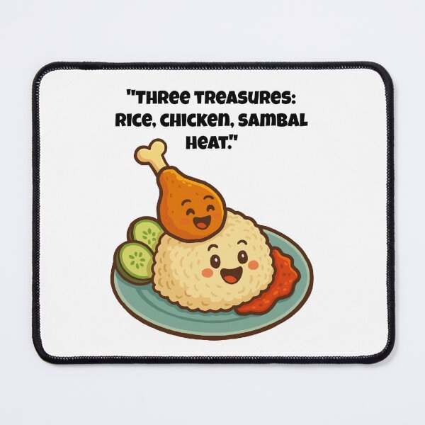 Item preview, Nasi Katok – The Three Treasures of Brunei designed and sold by Latitude 1°N.