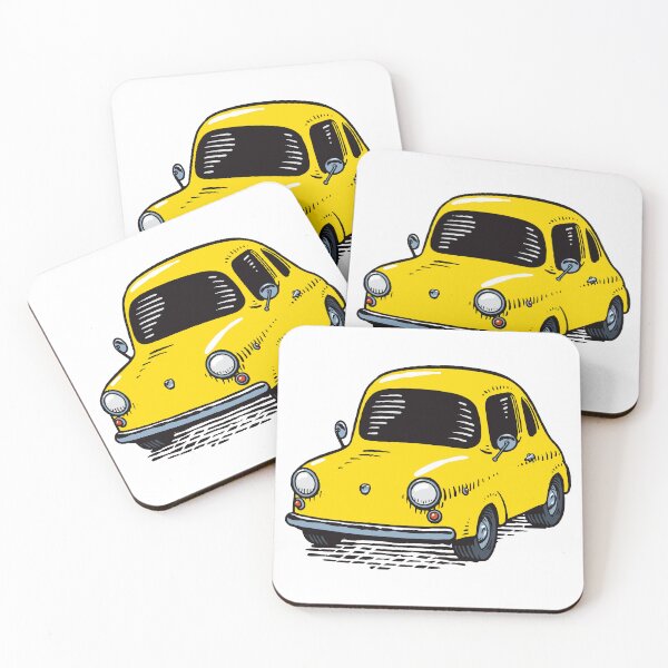 Item preview, Small, cute, cartoon, yellow car designed and sold by StefanAlfonso.