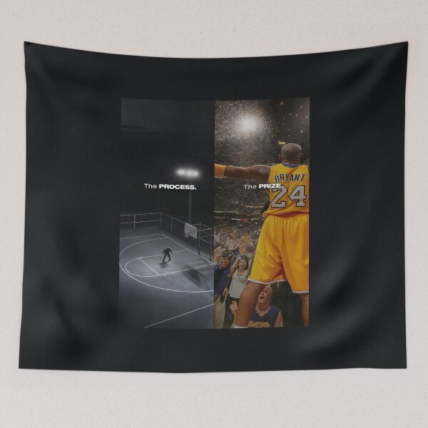 Item preview, The Process vs The Prize Basketball Motivation Kobe Bryant designed and sold by SuccessHunters.