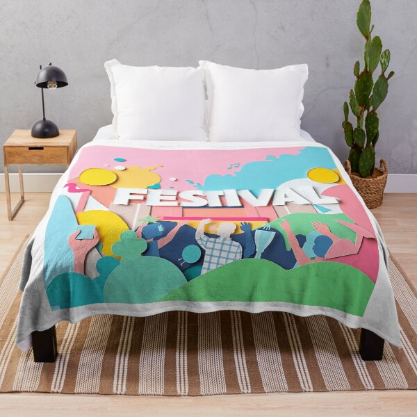 Item preview, Paper Collage Music Festival Art designed and sold by sharon1210.