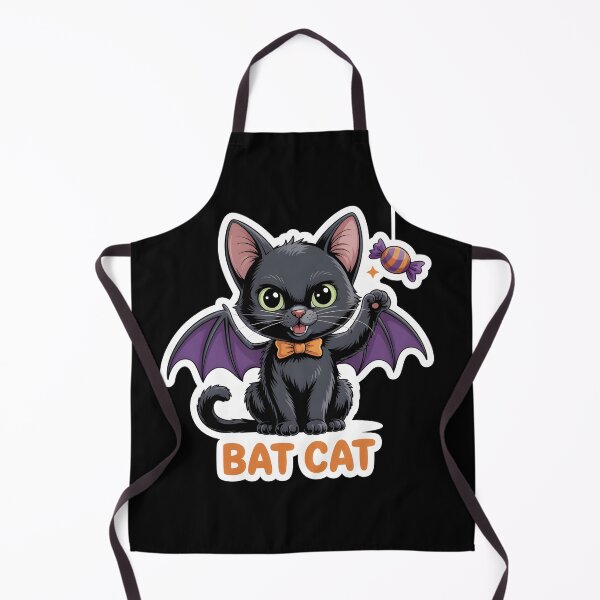 Item preview, Bat Cat Happy Halloween designed and sold by wzetart.