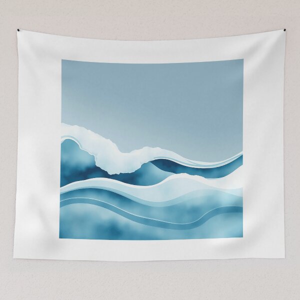 Item preview, Watercolor Ocean Waves designed and sold by sharon1210.