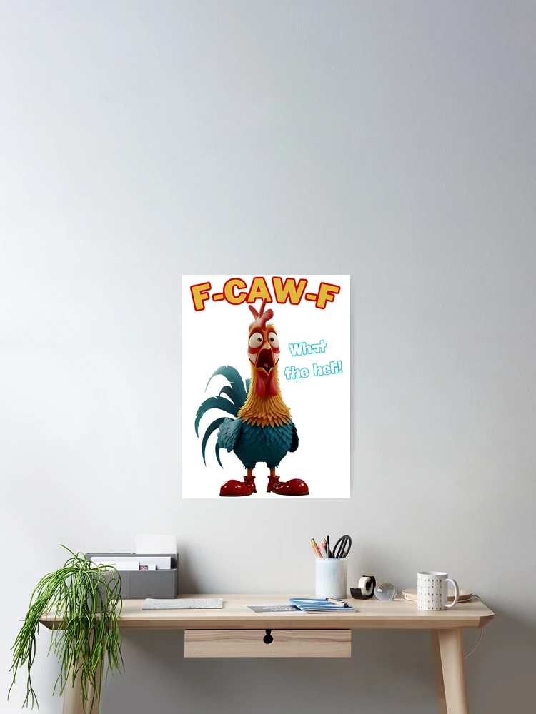 Imagen 2 de 3, Póster con la obra Funny Crow F-Caw-F Humor Gothic, diseñada y vendida por RashadBensonSt.