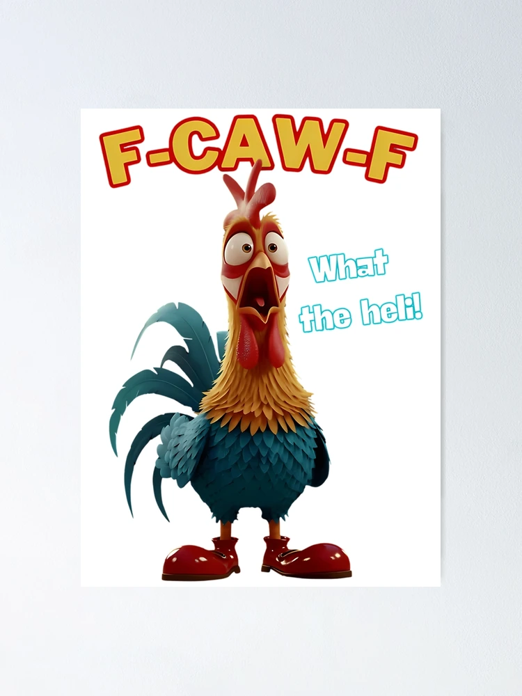 Imagen 1 de 3, Póster con la obra Funny Crow F-Caw-F Humor Gothic, diseñada y vendida por RashadBensonSt.