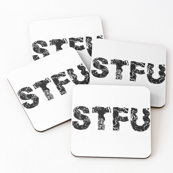 Item preview, “STFU Funny Bold Typography Grunge Design” designed and sold by Skides04.
