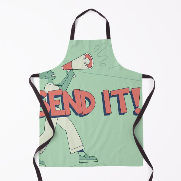 Item preview, SEND IT Typography Illustrations Energetic Digital Communication designed and sold by ART ATTACK ZONE.
