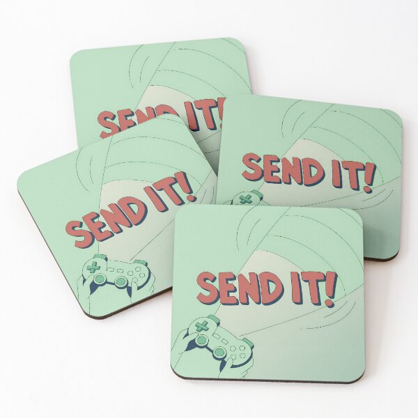 Item preview, GAMER SEND IT Typography Illustrations Energetic Digital Communication designed and sold by ART ATTACK ZONE.