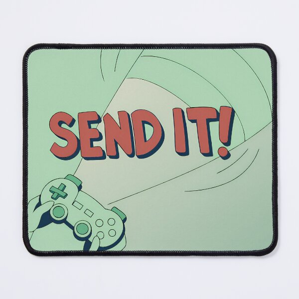 Item preview, GAMER SEND IT Typography Illustrations Energetic Digital Communication designed and sold by ART ATTACK ZONE.