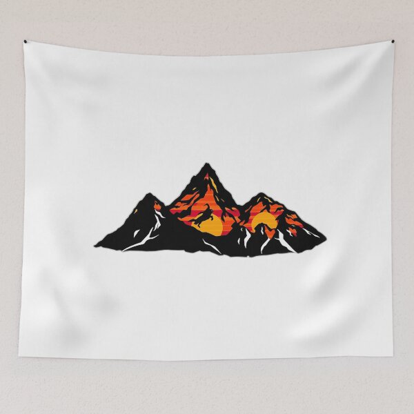 Item preview, Sunset Mountain Silhouettes designed and sold by sharon1210.