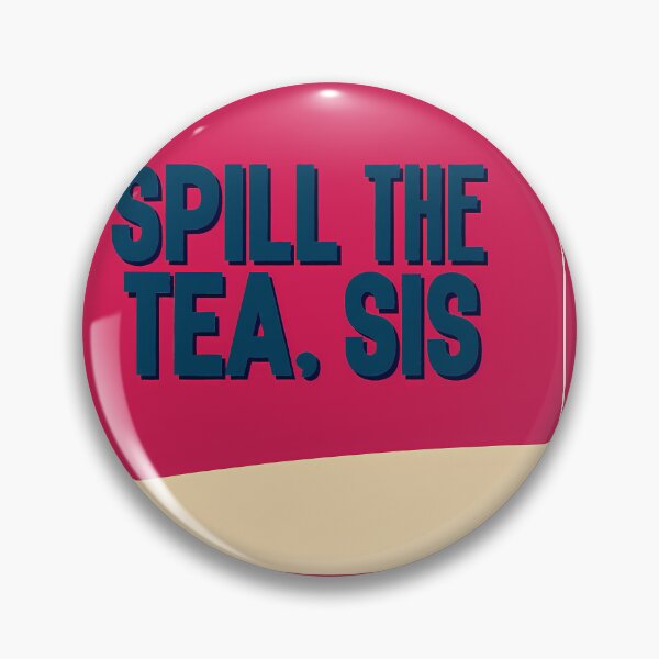 Item preview, SPILL THE TEA SIS Illustrations Energetic Digital Communication designed and sold by ART ATTACK ZONE.