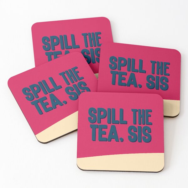 Item preview, SPILL THE TEA SIS Illustrations Energetic Digital Communication designed and sold by ART ATTACK ZONE.