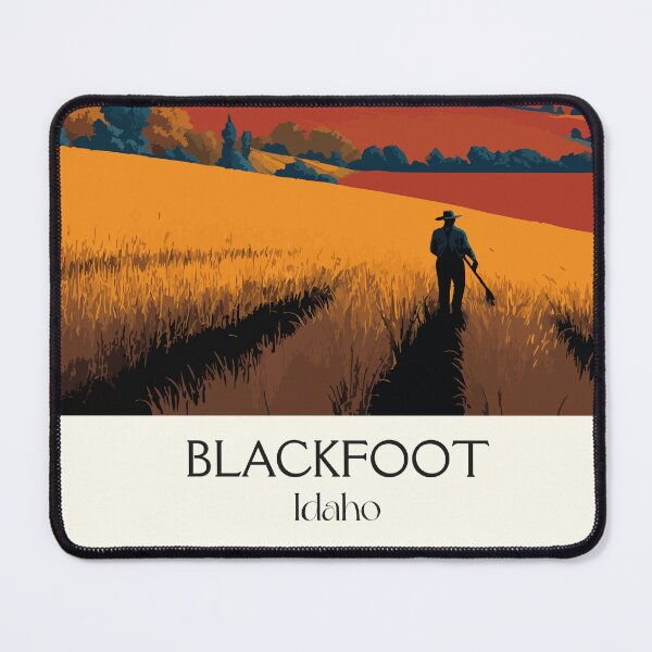 Item preview, Blackfoot Idaho Travel Poster | Vintage Potato Capital & Farmland Wall Art designed and sold by TuncGK.