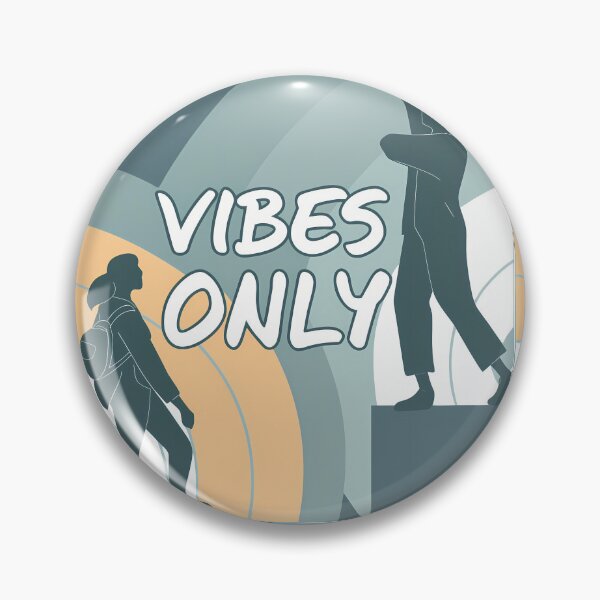 Item preview, VIBES ONLY Typography Illustrations Energetic Digital Communication designed and sold by ART ATTACK ZONE.