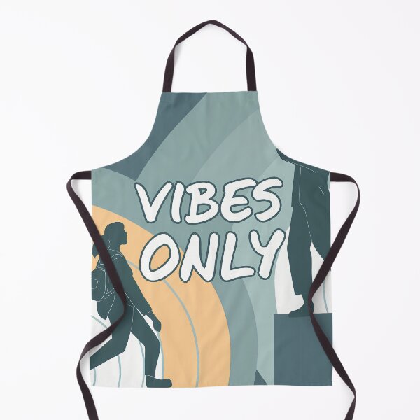 Item preview, VIBES ONLY Typography Illustrations Energetic Digital Communication designed and sold by ART ATTACK ZONE.