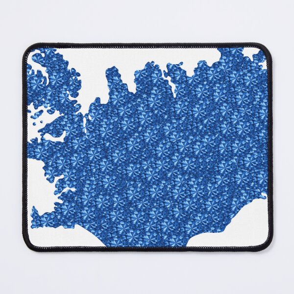 Item preview, Blue Rhinestone Iceland designed and sold by TheIconSmith.