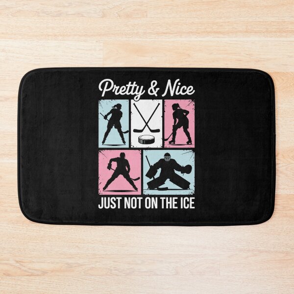 Item preview, Pretty And Nice Just Not On The Ice Girls Hockey designed and sold by Betsytiptoe.