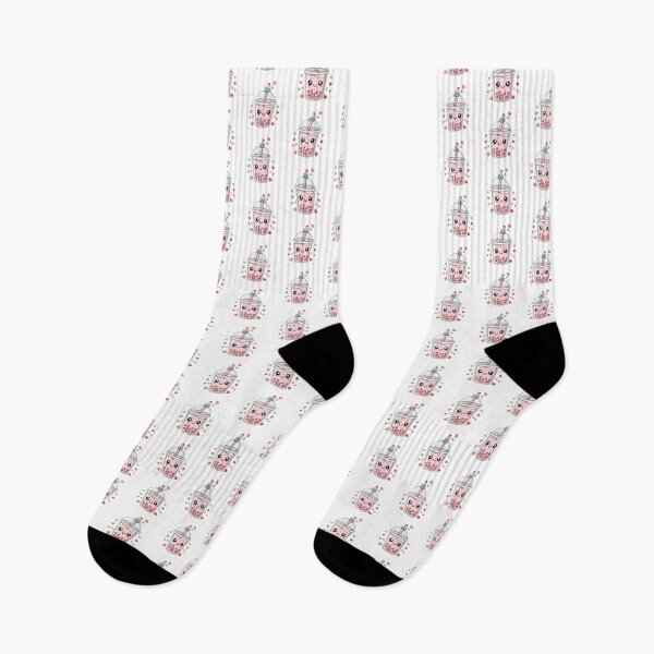 Item preview, Cute Kawaii Pink Bubble Tea Love designed and sold by istoriadesign.