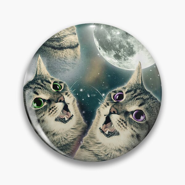 Item preview, Funny Cat - Three Cat Moon 3 Wolfs Cute Kitten Graphic  designed and sold by AngeloMacias.