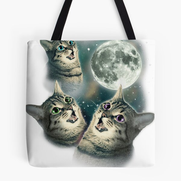 Item preview, Funny Cat - Three Cat Moon 3 Wolfs Cute Kitten Graphic  designed and sold by AngeloMacias.