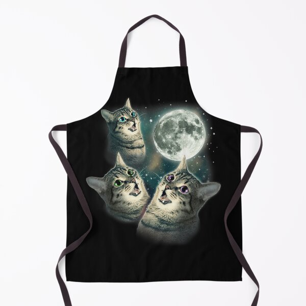 Item preview, Funny Cat - Three Cat Moon 3 Wolfs Cute Kitten Graphic designed and sold by AngeloMacias.