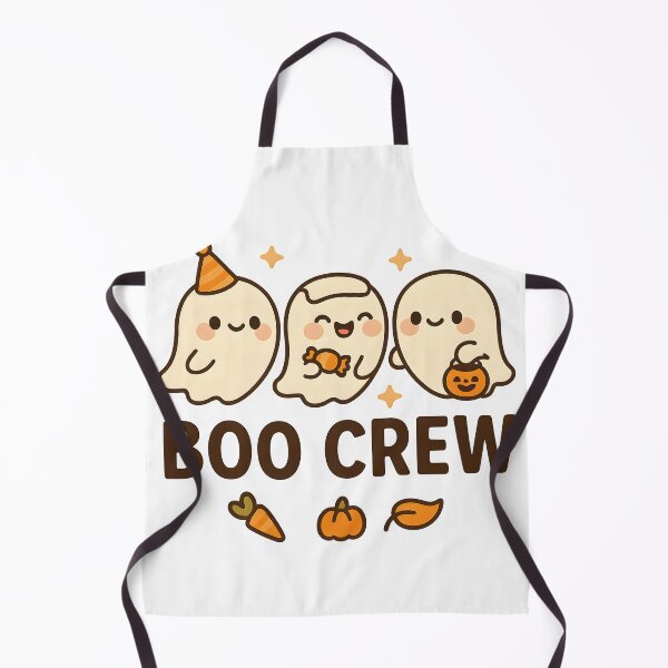 Artikelvorschau, Boo Crew – Süße Kawaii Geister Halloween Gruppe entworfen und verkauft von Cat & Coffee Studio.