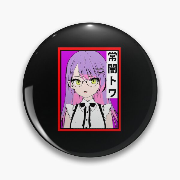 Item preview, Hololive Tokoyami Towa With Glasses designed and sold by RodLabadie.