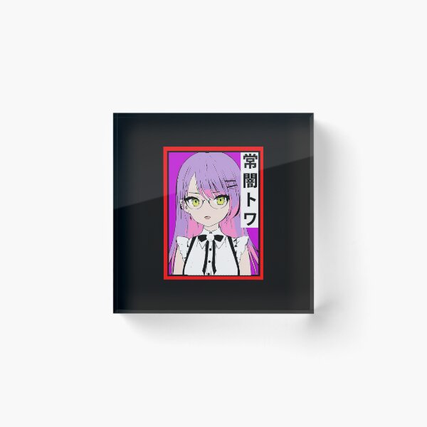 Item preview, Hololive Tokoyami Towa With Glasses designed and sold by RodLabadie.
