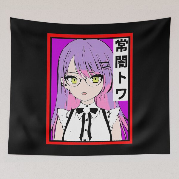 Item preview, Hololive Tokoyami Towa With Glasses designed and sold by RodLabadie.
