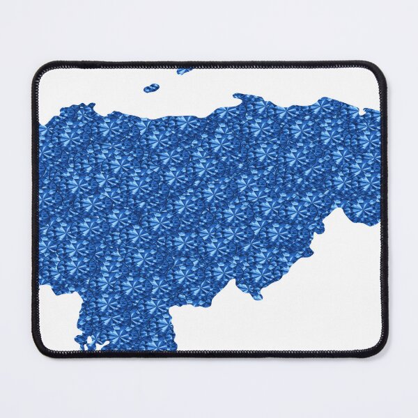 Item preview, Blue Rhinestone Honduras designed and sold by TheIconSmith.