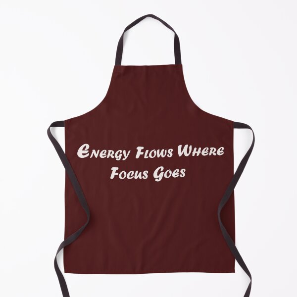 Item preview, Energy Flows Where Focus Goes – Motivational Mindset Quote Design designed and sold by ArtNestVerse.