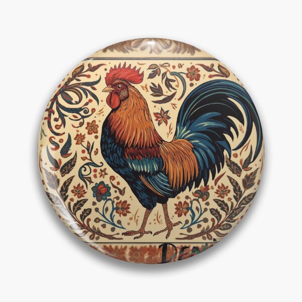 Item preview, Denizli rooster Anatolian motif handicrafts denı-izli rooster/anatolian traditional culture denizlirooster  designed and sold by Raindreamart.