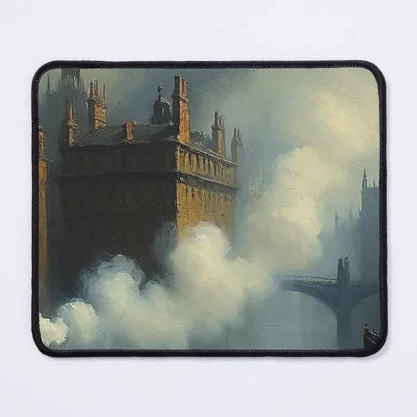 Item preview, Victorian Era London with steam and industrial elements after JMW TUrner designed and sold by Vintage Designs +.