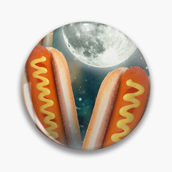 Item preview, Three Glizzy Moon  Funny 3 Howling Hotdogs Cursed Meme designed and sold by AngeloMacias.