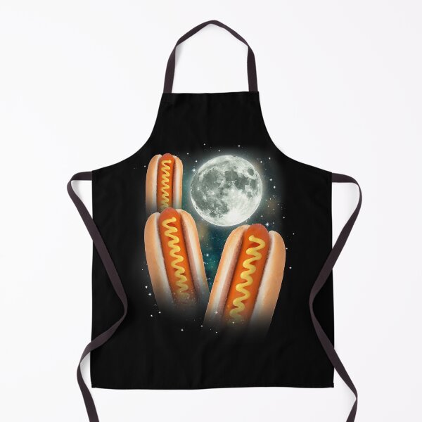 Item preview, Three Glizzy Moon  Funny 3 Howling Hotdogs Cursed Meme designed and sold by AngeloMacias.