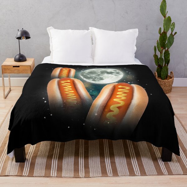 Item preview, Three Glizzy Moon  Funny 3 Howling Hotdogs Cursed Meme designed and sold by AngeloMacias.