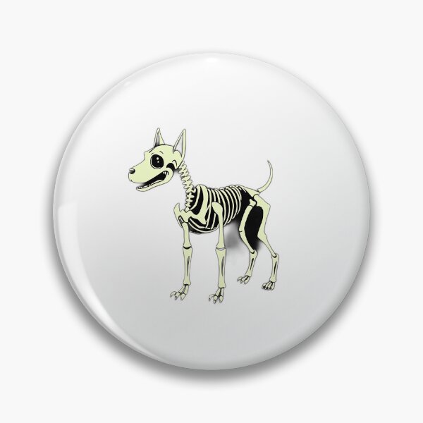 Item preview, Glow-In-The-Dark Skeletal Dog Illustration designed and sold by sharon1210.