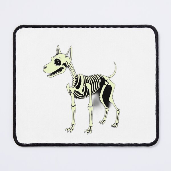 Item preview, Glow-In-The-Dark Skeletal Dog Illustration designed and sold by sharon1210.