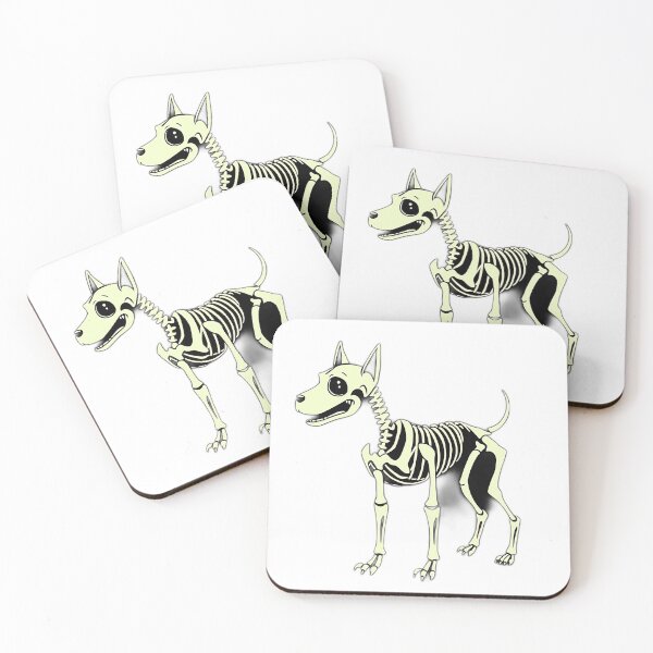 Item preview, Glow-In-The-Dark Skeletal Dog Illustration designed and sold by sharon1210.