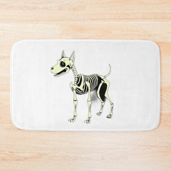 Item preview, Glow-In-The-Dark Skeletal Dog Illustration designed and sold by sharon1210.