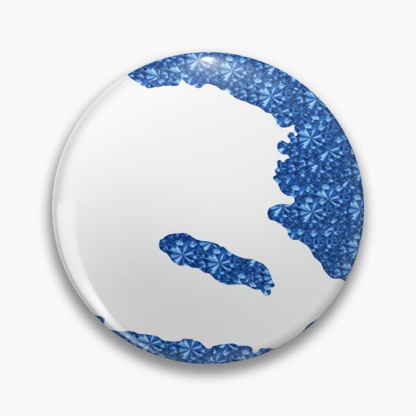 Item preview, Blue Rhinestone Haiti designed and sold by TheIconSmith.