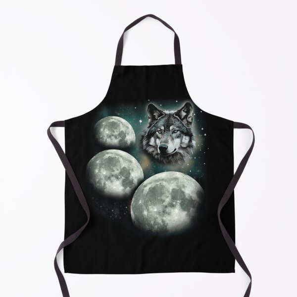 Item preview, Three Moon Wolf 3 Moons Howling At Space Wolf Magic Meme designed and sold by AngeloMacias.