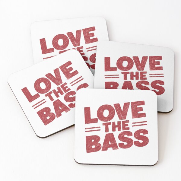 Item preview, LOVE THE BASS designed and sold by Monkeysalad.